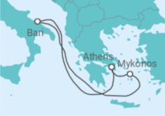 Greece, Italy Cruise itinerary  - MSC Cruises