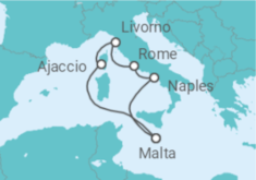 Malta roundtrip Med Cruise Cruise itinerary  - PO Cruises
