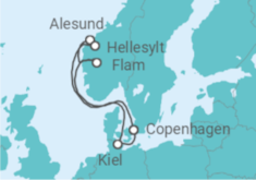 Norwegian Fjords  Cruise itinerary  - MSC Cruises