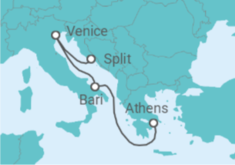 Split to Athens Cruise itinerary  - MSC Cruises