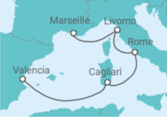 Valencia to Marseille Cruise itinerary  - MSC Cruises