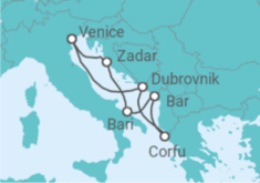 Italy, Croatia, Greece Cruise itinerary  - MSC Cruises