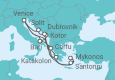 Italy, Montenegro, Greece, Croatia Cruise itinerary  - Costa Cruises