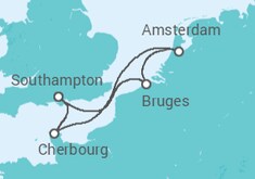 Belgium, Holland, France Cruise itinerary  - Cunard