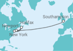 US, Canada Cruise itinerary  - Cunard