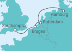 Holland, Belgium Cruise itinerary  - Cunard