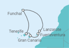 Canary Islands Cruise itinerary  - MSC Cruises