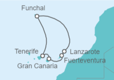 Canary Islands Fly-Cruise Cruise itinerary  - MSC Cruises