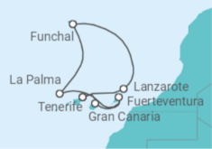 Canary Islands Cruise itinerary  - MSC Cruises