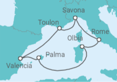 France, Spain, Italy Cruise itinerary  - Costa Cruises