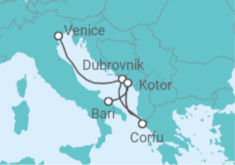 Croatia, Greece, Montenegro Cruise itinerary  - MSC Cruises