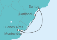 Uruguay, Argentina Cruise itinerary  - MSC Cruises