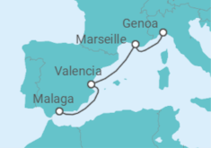 Spain, France Cruise itinerary  - MSC Cruises