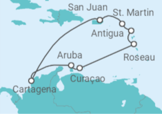 Colombia & Caribbean Islands Cruise itinerary  - Virgin Voyages