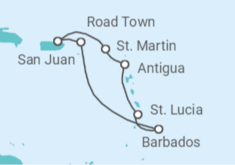 Saint (Isles) & Seas of the Caribbean Cruise itinerary  - Virgin Voyages