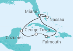 Jamaica, Cayman Islands, Mexico, The Bahamas All Inc. Cruise itinerary  - MSC Cruises