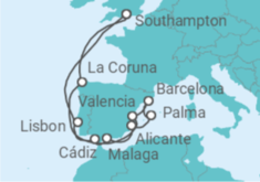 Western Med, Andalusia & Portugal Cruise itinerary  - MSC Cruises