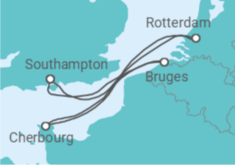 Holland, France, Belgium Cruise itinerary  - MSC Cruises