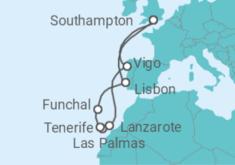Canary Islands All Inc. Cruise itinerary  - MSC Cruises