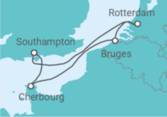 France, Belgium, Holland All Inc. Cruise itinerary  - MSC Cruises