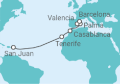 San Juan to Spanish Island Nights Cruise itinerary  - Virgin Voyages