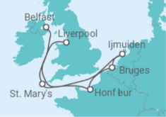 Hidden Gems of The Netherlands, Belgium, and the British Isles Cruise itinerary  - Ambassador Cruise Line