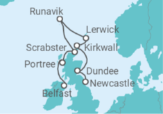Mysteries of the Northern Isles Cruise itinerary  - Ambassador Cruise Line