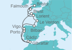 Marvels of France, Portugal, and Spain Cruise itinerary  - Ambassador Cruise Line