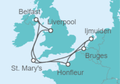 Hidden Gems of The Netherlands, Belgium, and the British Isles Cruise itinerary  - Ambassador Cruise Line