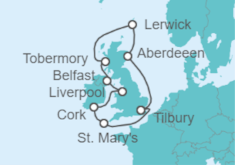 British Isles Discovery Cruise itinerary  - Ambassador Cruise Line