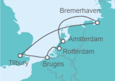 Bremerhaven to Belgium Multi-Generational Adventure Cruise itinerary  - Ambassador Cruise Line