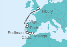 Iberian Multi-Generational Adventure Cruise itinerary  - Ambassador Cruise Line