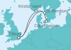 Scandinavian Explorer Cruise itinerary  - Ambassador Cruise Line