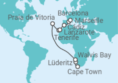 Cape Town to Marseille Cruise itinerary  - Costa Cruises