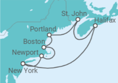 US, Canada Cruise itinerary  - Norwegian Cruise Line