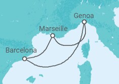Italy, Spain All Inc. Cruise itinerary  - MSC Cruises