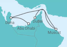Qatar, Oman, United Arab Emirates Cruise itinerary  - Costa Cruises