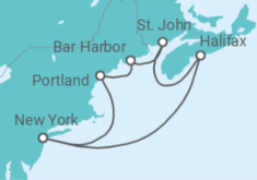 US, Canada Cruise itinerary  - Norwegian Cruise Line