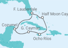 Jamaica, Cayman Islands, Mexico Cruise itinerary  - Holland America Line
