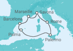 France, Spain, Italy Cruise itinerary  - Costa Cruises