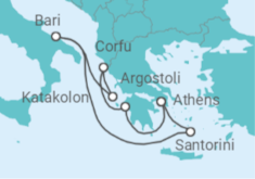 Greece All Inc. Cruise itinerary  - MSC Cruises