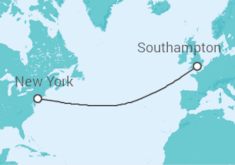 Queen Mary 2 desde Southampton Cruise itinerary  - Cunard