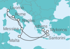 Greece, Malta, Italy Cruise itinerary  - Norwegian Cruise Line