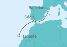 Barcelona to Tenerife Cruise itinerary  - Costa Cruises