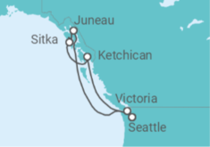 Alaska Cruise itinerary  - Holland America Line