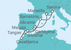 Italy, Spain, Morocco, Gibraltar Cruise itinerary  - Costa Cruises