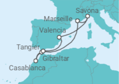 France, Morocco, Gibraltar, Spain Cruise itinerary  - Costa Cruises