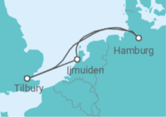 Hamburg and Amsterdam Festive Break Cruise itinerary  - Ambassador Cruise Line