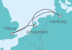 Hamburg Staycation and Amsterdam Adventure Cruise itinerary  - Ambassador Cruise Line