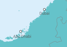Abu Dhabi to Dubai Mini Cruise Cruise itinerary  - Costa Cruises